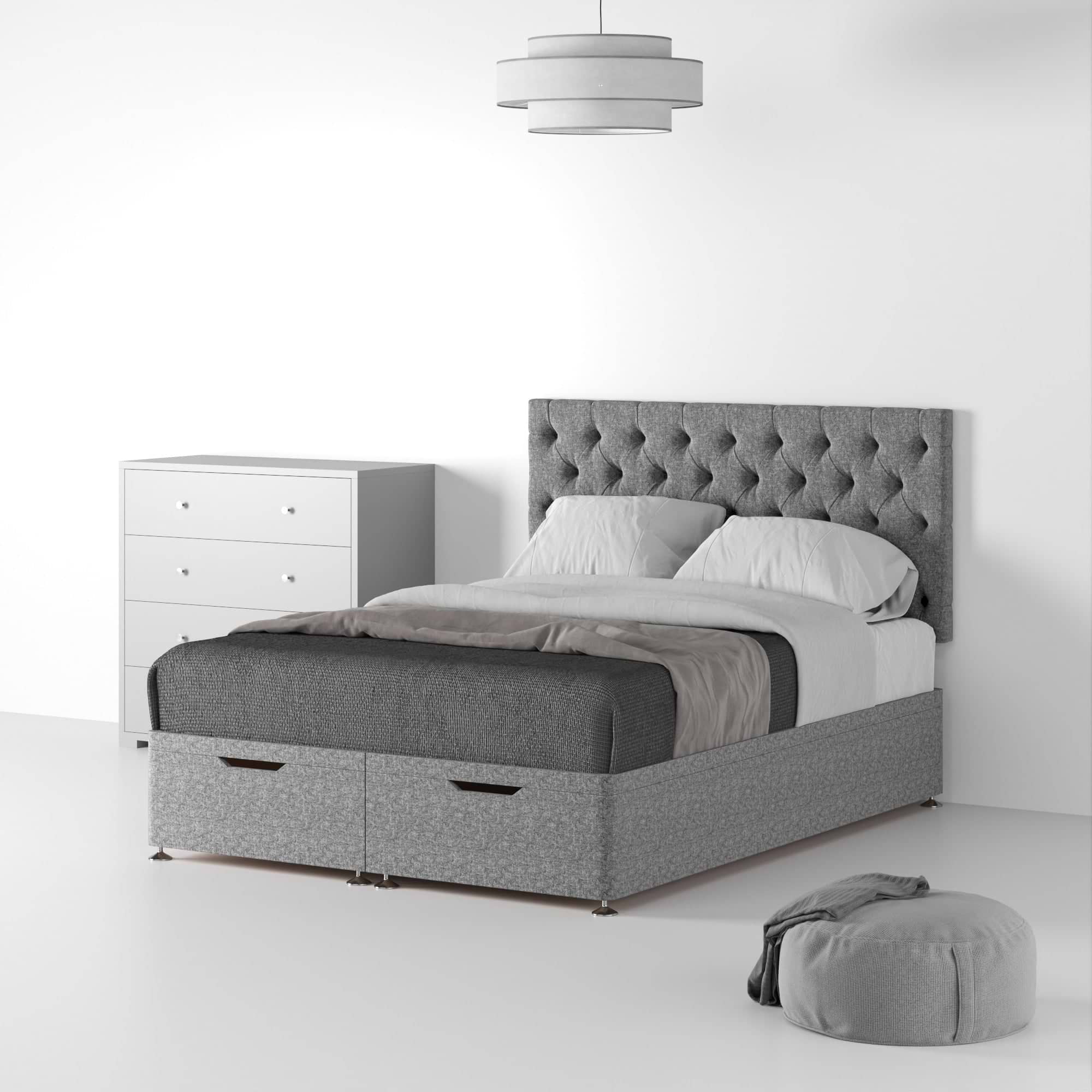 RFBTS-D-OT-SS---Farrow-Diamond-26HB-Ottoman---Linen-Look---SD-K-Linen-Silver---Life1 from Roseland Furniture