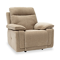Adrian-fabric-electric-recliner-armchair-camel from Roseland Furniture