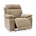 Adrian-fabric-electric-recliner-armchair-camel from Roseland Furniture