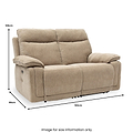 Adrian-fabric-2-seater-electric-recliner-sofa-camel from Roseland Furniture
