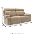 Adrian-fabric-3-seater-electric-recliner-sofa-camel from Roseland Furniture