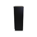 Beckett Black Gloss 5 Drawer Chest from Roseland