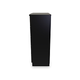 Beckett Black Gloss 5 Drawer Chest from Roseland