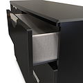 Beckett Black Gloss 6 Drawer Wide Chest from Roseland