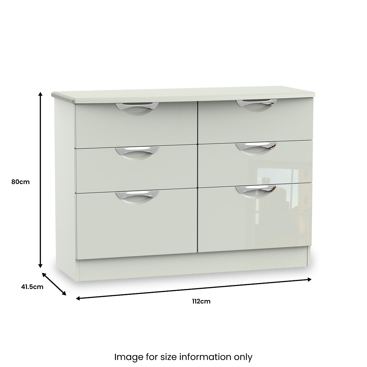 Beckett 6 Drawer Wide Chest from Roseland Furniture