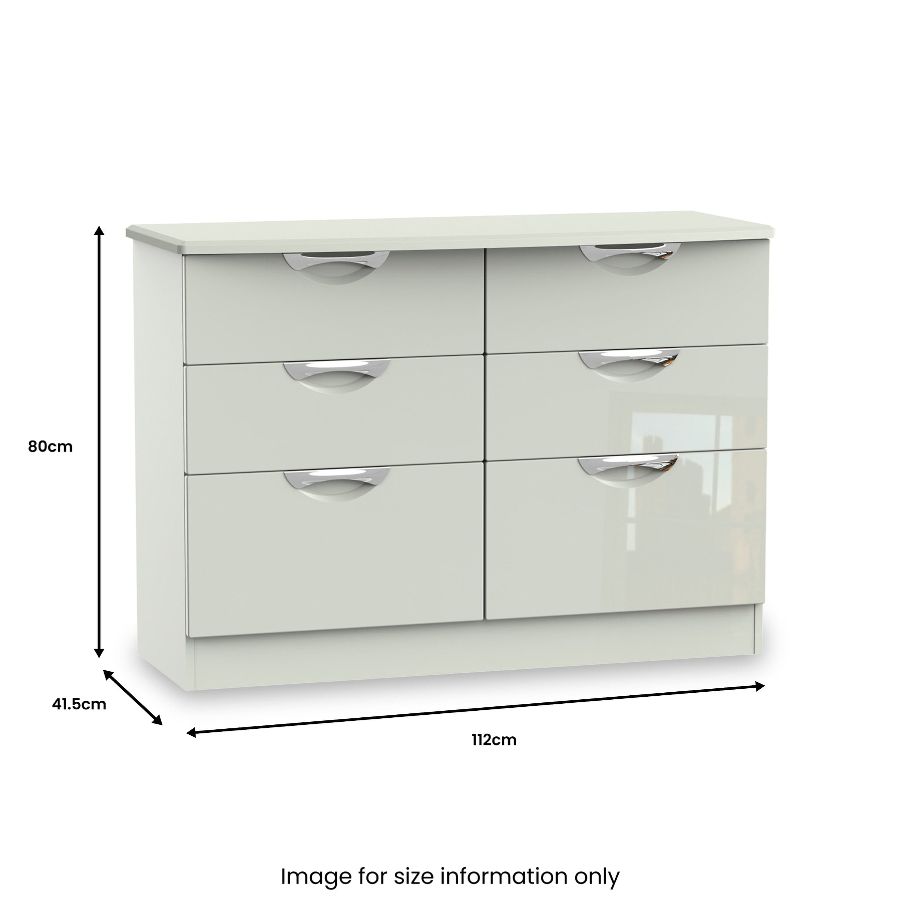 Beckett 6 Drawer Wide Chest from Roseland Furniture
