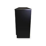 Beckett Black Gloss 6 Drawer Storage Desk
