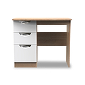 Beckett Light Wood 3 Drawer Dressing Table from Roseland Furniture