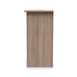 Beckett Light Wood 3 Drawer Dressing Table from Roseland Furniture