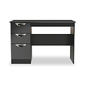 Beckett Black Gloss 3 Drawer Storage Desk
