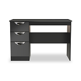 Beckett Black Gloss 3 Drawer Storage Desk