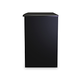 Beckett Black Gloss 3 Drawer Storage Desk