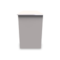 Beckett Cream Gloss 3 Drawer Storage Desk from Roseland