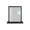 A graphic representation of a laptop with a blank, gray screen facing forward, isolated on a white background.