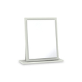 Beckett Cream Gloss Table Top Mirror from Roseland