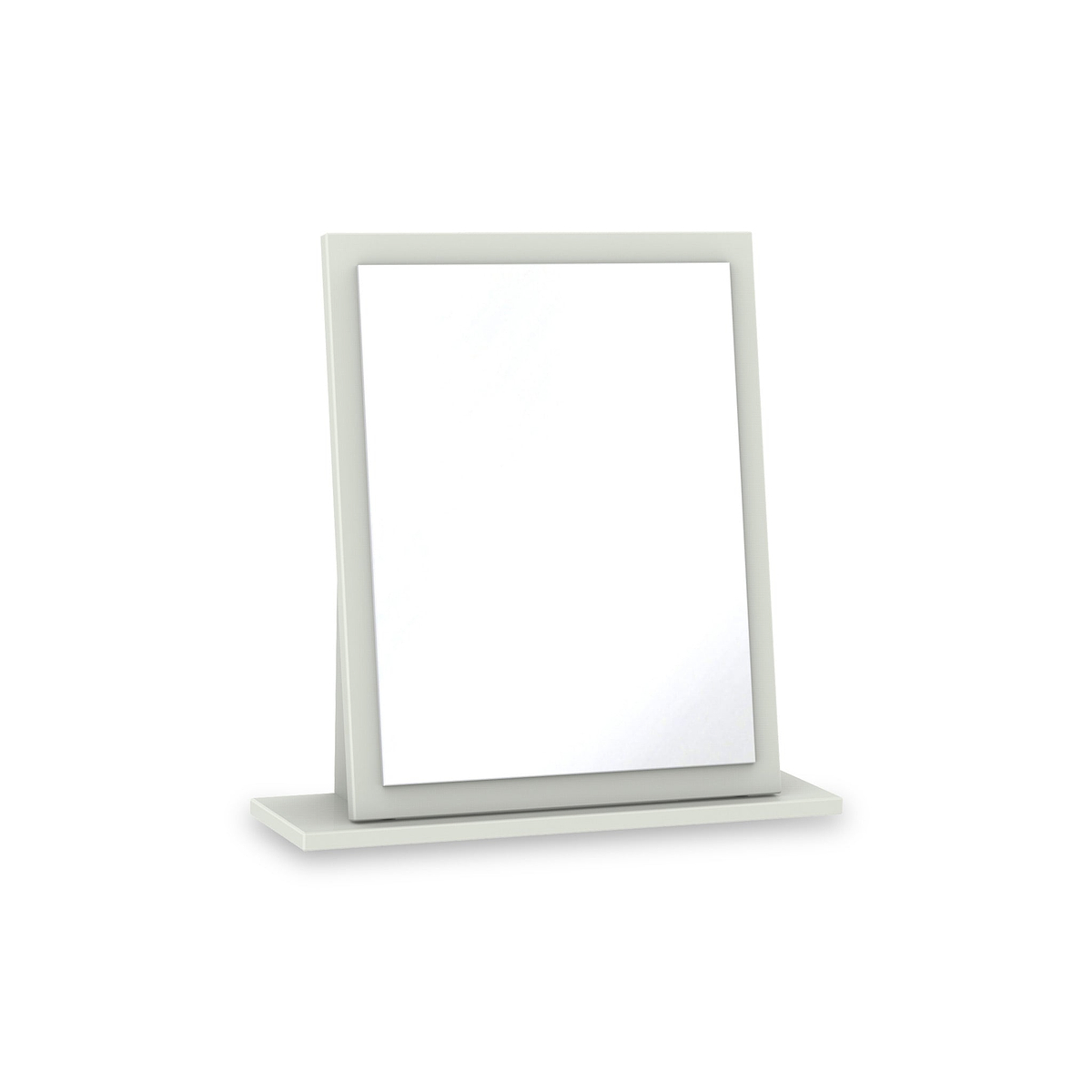 Beckett Cream Gloss Table Top Mirror from Roseland