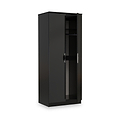 Beckett Black Gloss 2 Door Wardrobe by Roseland Furniture