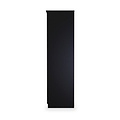 Beckett Black Gloss 2 Door Wardrobe by Roseland Furniture