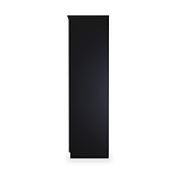 Beckett Black Gloss 2 Door Wardrobe by Roseland Furniture