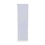 Beckett White Gloss 2 Door Wardrobe by Roseland Furniture