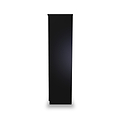 Beckett Black Gloss Triple Mirror Wardrobe from Roseland