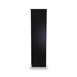 Beckett Black Gloss Triple Mirror Wardrobe from Roseland