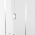 Beckett 6 Door 2 Drawer Wardrobe White Gloss from Roseland Furniture