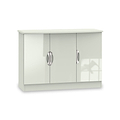 Beckett Cream 3 Door Sideboard by Roseland Furniture