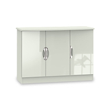 Beckett Cream 3 Door Sideboard by Roseland Furniture