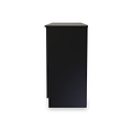 Beckett Black Gloss 2 Door 3 Drawer Sideboard by Roseland Furniture