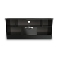 Beckett Black Gloss 1 Drawer TV Unit by Roseland Furniture