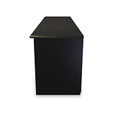 Beckett Black Gloss Wide TV Unit by Roseland Furniture