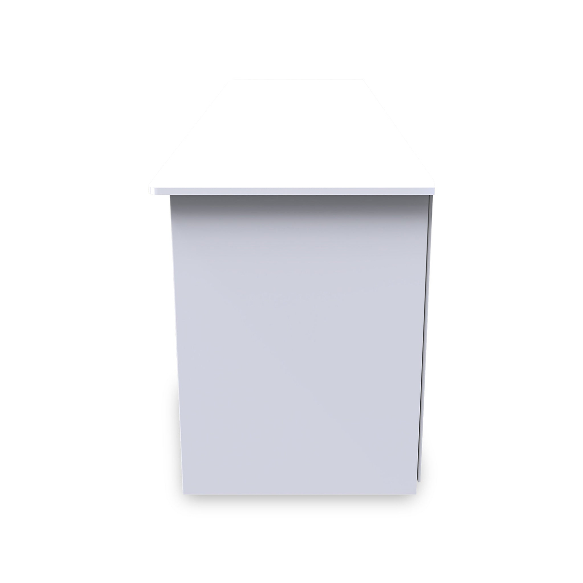 Beckett White Gloss Wide TV Unit by Roseland Furniture