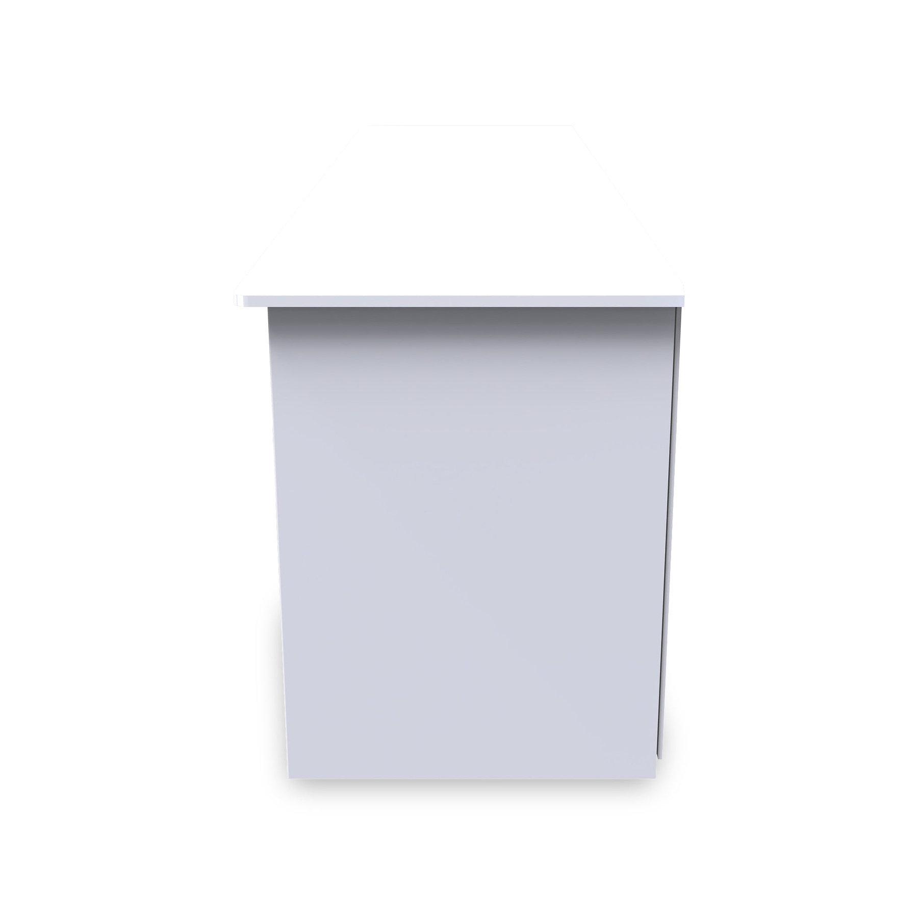 Beckett White Gloss Wide TV Unit by Roseland Furniture