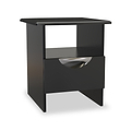 Beckett Gloss 1 Drawer with Open Shelf Lamp Table from Roseland Furniture