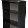 Beckett Black 3 Shelf Bookcase