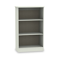 Beckett Cream Gloss 3 Shelf Bookcase from Roseland