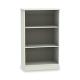 Beckett Cream Gloss 3 Shelf Bookcase from Roseland