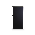 Beckett Black Gloss Dressing Table with Stool from Roseland