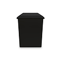 Beckett Black Gloss Dressing Table with Stool from Roseland