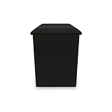 Beckett Black Gloss Dressing Table with Stool from Roseland