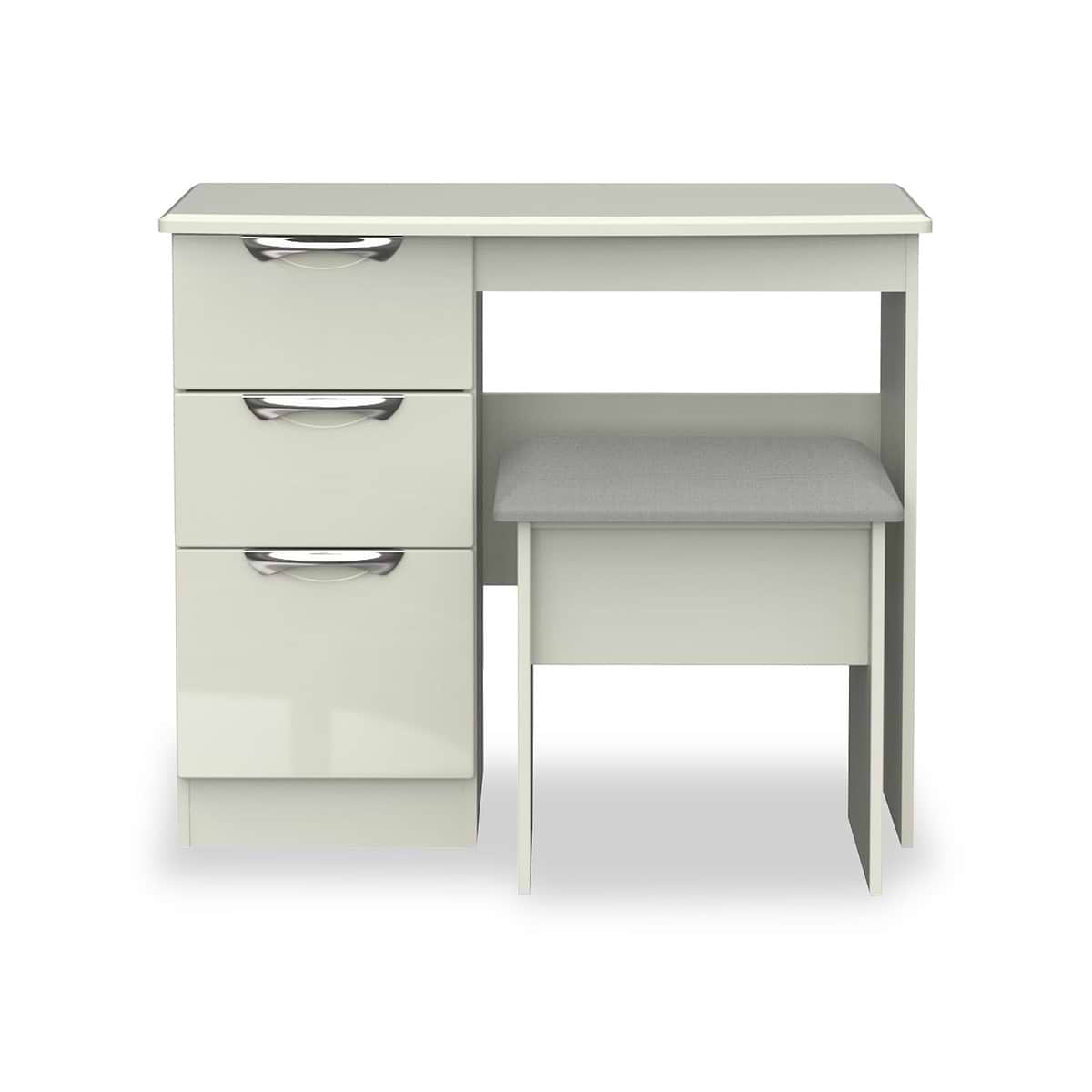 Beckett Gloss Dressing Table with Stool