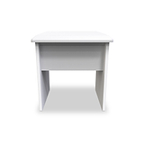 Beckett White Gloss Dressing Table with Stool from Roseland