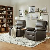Oxley Chocolate Leather Power Recliner Armchair from Roseland Furniture