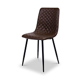 Harding 110cm Round Dining Table w 4 Chairs Front1 from Roseland Furniture