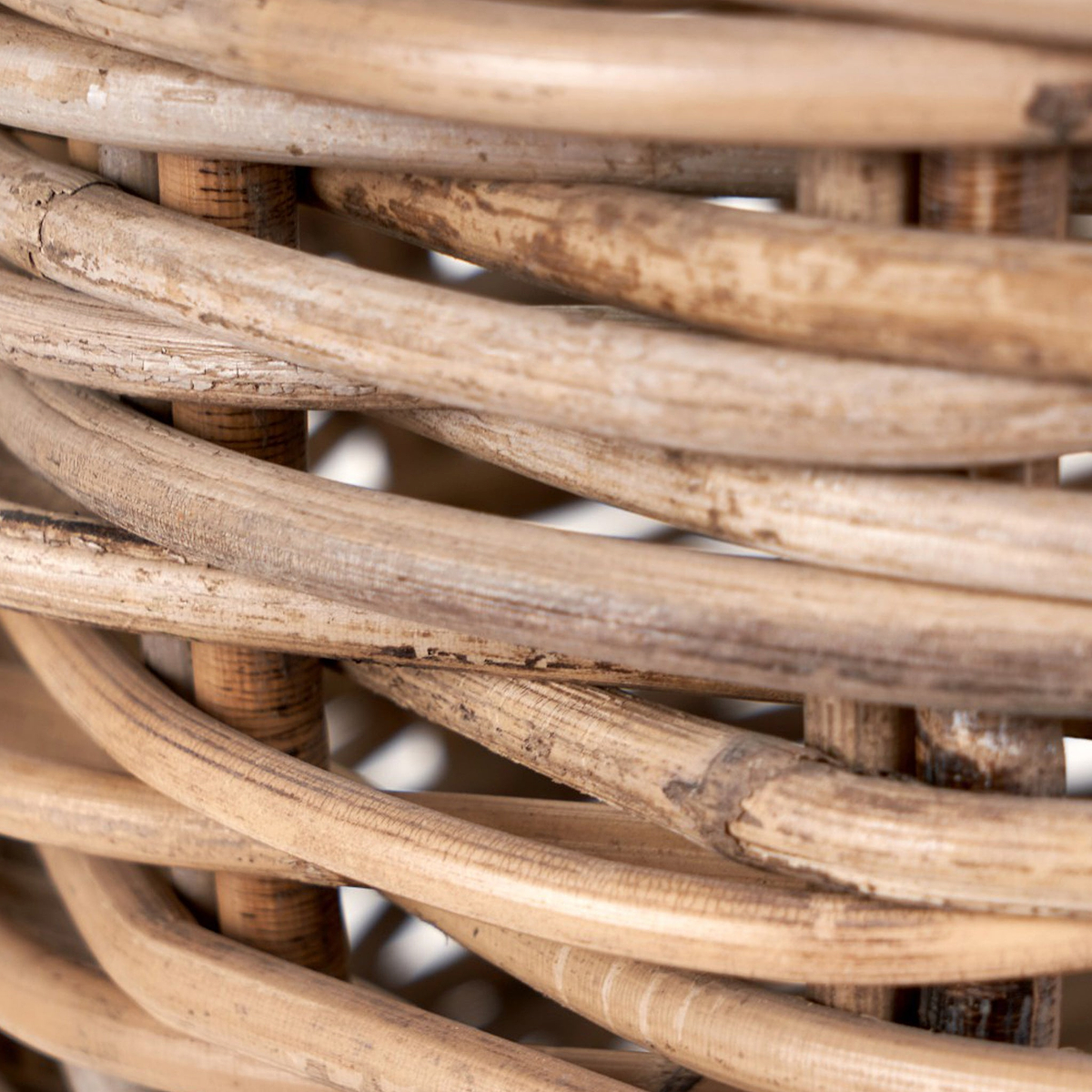 Kubu Oval Baskets Grey from Roseland Furniture