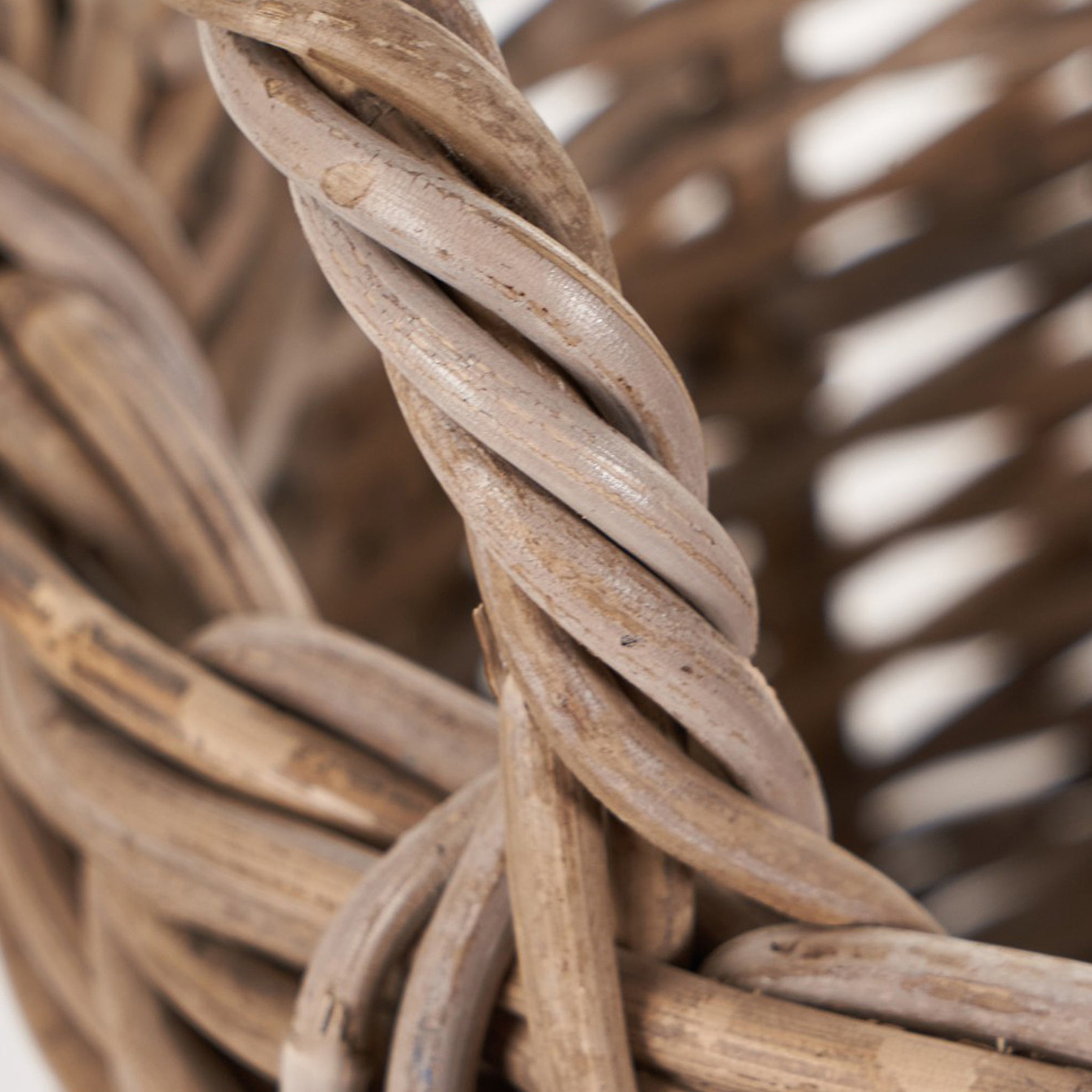 Kubu Oval Baskets Grey from Roseland Furniture