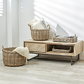 Kubu Basket Trays Grey from Roseland Furniture