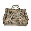 Kubu Basket Trays Grey from Roseland Furniture