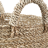 Banana Leaf Two Tone Baskets White from Roseland Furniture